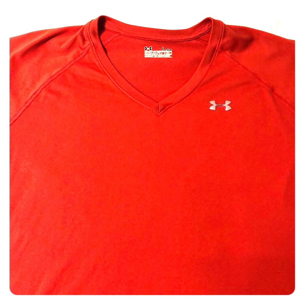 Gently used Under Armour shirt - orange